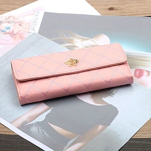 PU Leather High Capacity Long Women Wallet Pouch Change Wallet