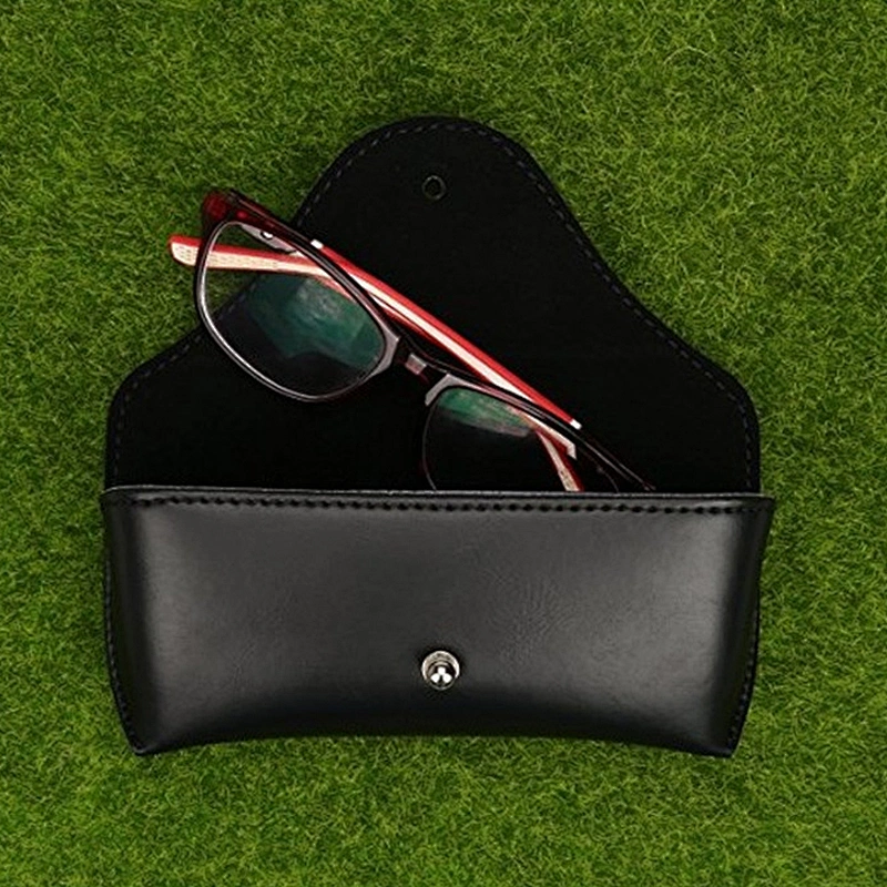 Portable PU Leather Sunglasses Pouch Soft Eye Glasses Carry Case for Horizontal Sunglasses Box Case