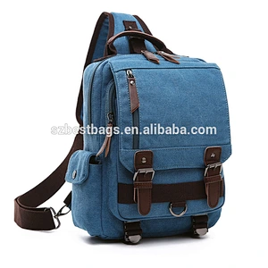 Outdoor Fashion New Canvas Travel Rucksack Sling Backpack for Men and Women