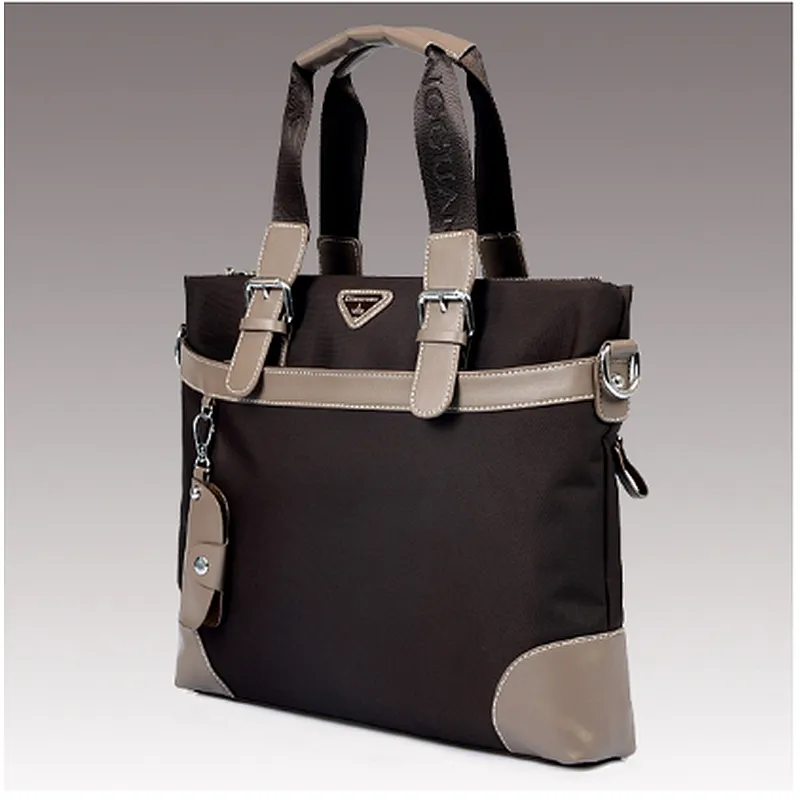 Famous brand mens business work handbag satchel hand bag for men