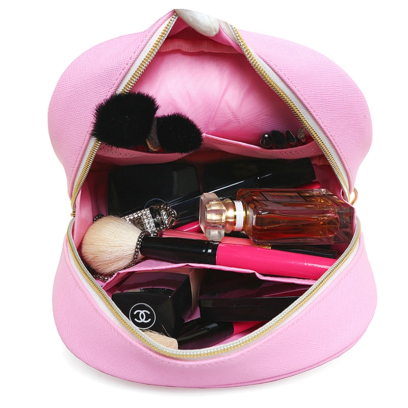 Designer new sublimation eco beauty women's pink toiletry cosmetic pouch bag