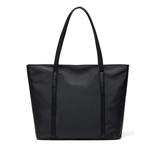 Best Tote bag for Women Leather Nylon Shoulder Bag Large Capacity Work fit 15.6 inch Female Handbags Fashion