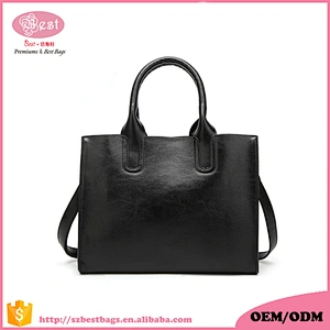 2019 New trend light weight elegant women ladies PU leather handbag purse shoulder bags