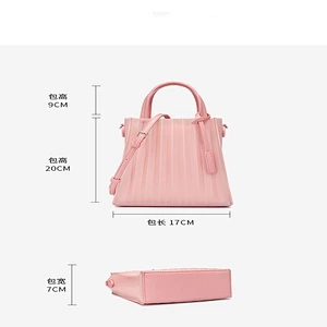 Fashion simple classic  waterproof  transparent PVC  jelly bag for shopping or daily use
