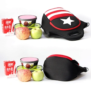 Insulated neoprene kids lunch bag picnic backpack for kids food