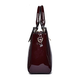 Fashion genuine leather handbags for women waterproof pu leather ladies bag