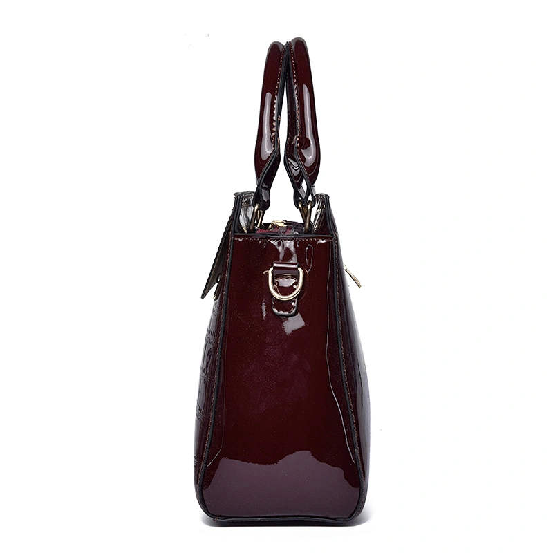 Fashion genuine leather handbags for women waterproof pu leather ladies bag