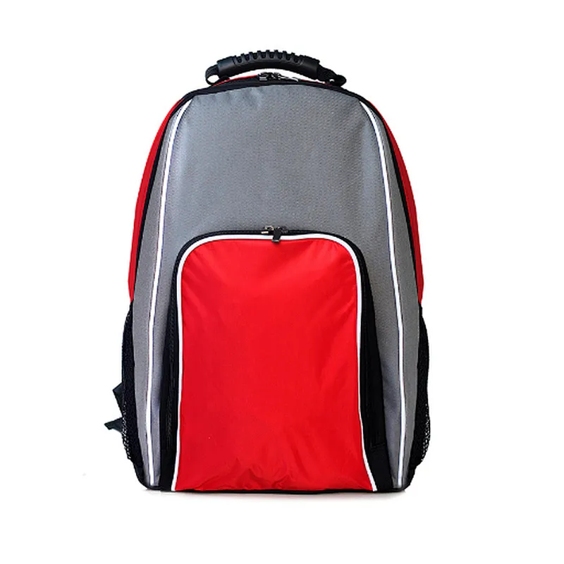 Custom hiking cooler sling backpack inner cool lunch bag with side bottle pocket