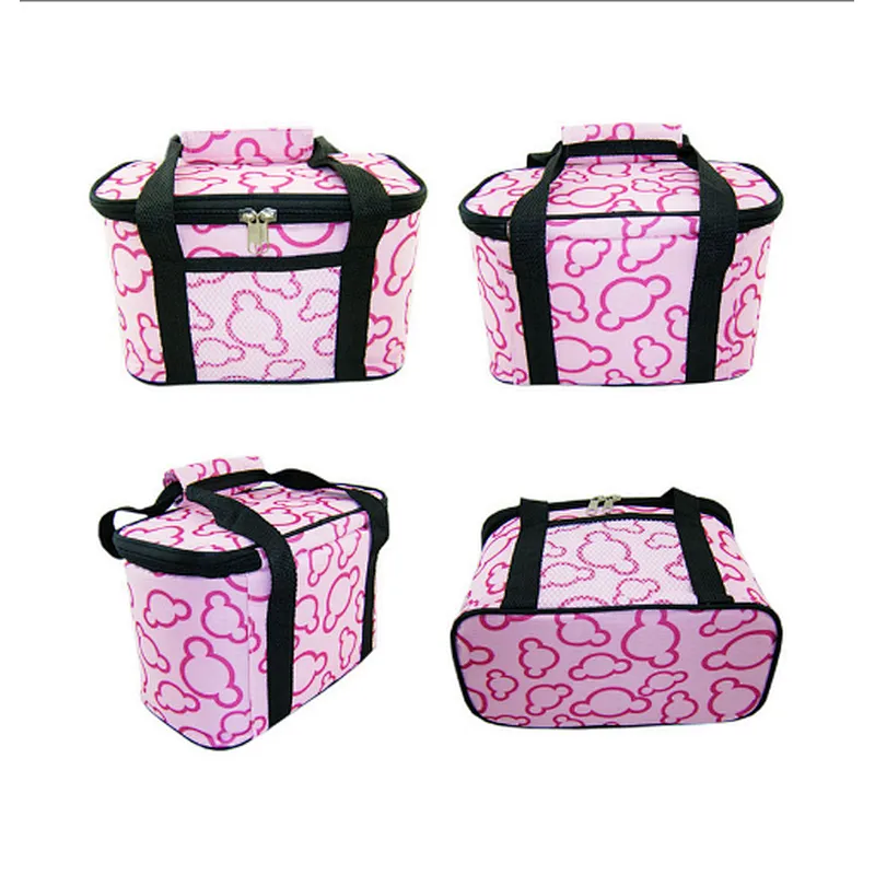 Custom freezable insulated soft car fitness cool carry bicycle cooler lunch bag