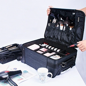 Korean Style Travel Luggage Multifunction Storage Kit Professional Makeup Box