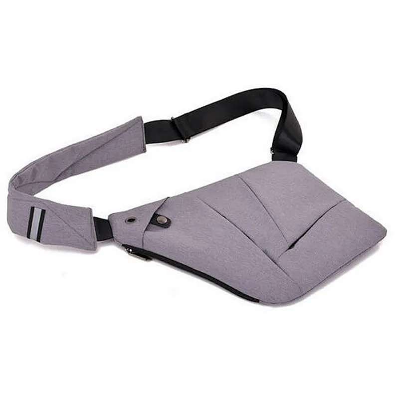 Multi Pocket Chest Bag For Male Messenger Bag Men Anti-Theft Sling Men Bag