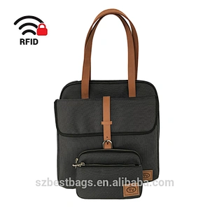 Three-piece Suit RFID Blocking Bags briefcase with secret compartment lawyer briefcase office briefcase