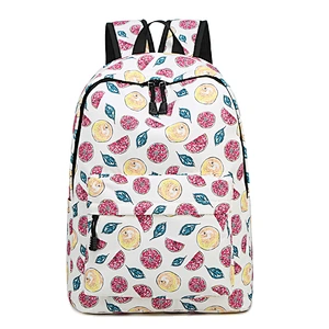 Custom Logo Waterproof outdoor sports backpack canvas school bags for girls