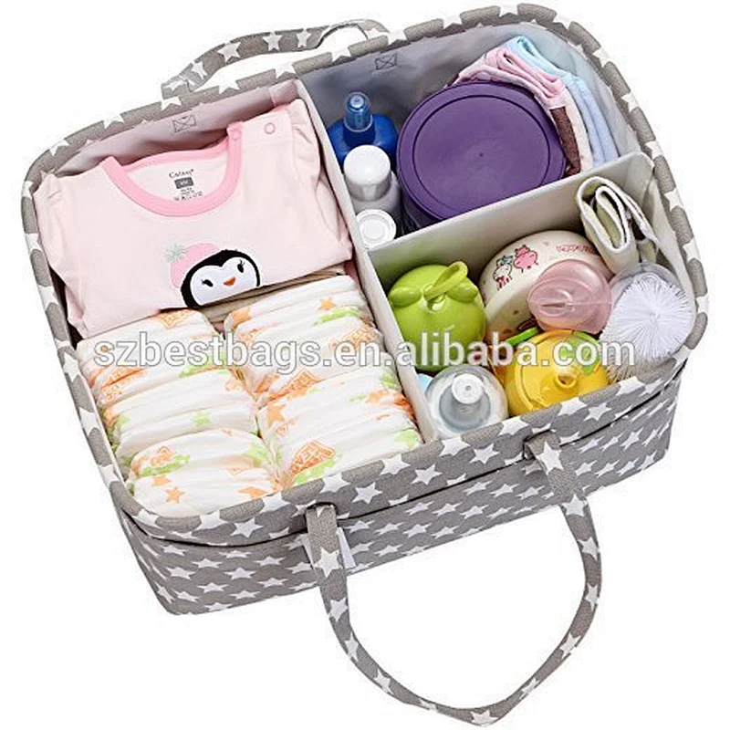 Custom 100% Cotton Canvas baby diaper bag