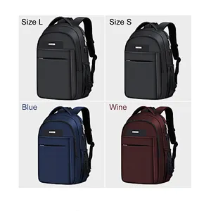 Elite daily men school bag teens nylon day pack big zipper backpack for middle school