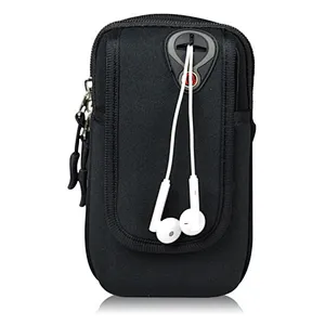 Outdoor sports mobile phone arm pouch running exercise neoprene hand phone case fitness center equipment phone pouch