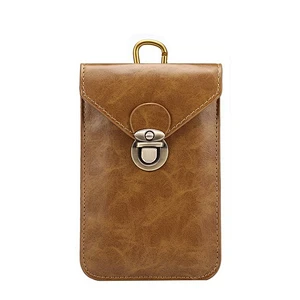 Men's Multi-function Leisure Pocket 5.5/7.5 inch Mobile Phone Bag Case