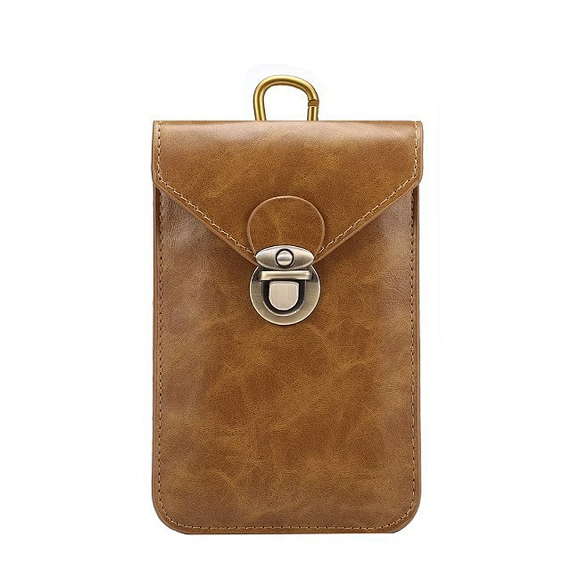 Men's Multi-function Leisure Pocket 5.5/7.5 inch Mobile Phone Bag Case