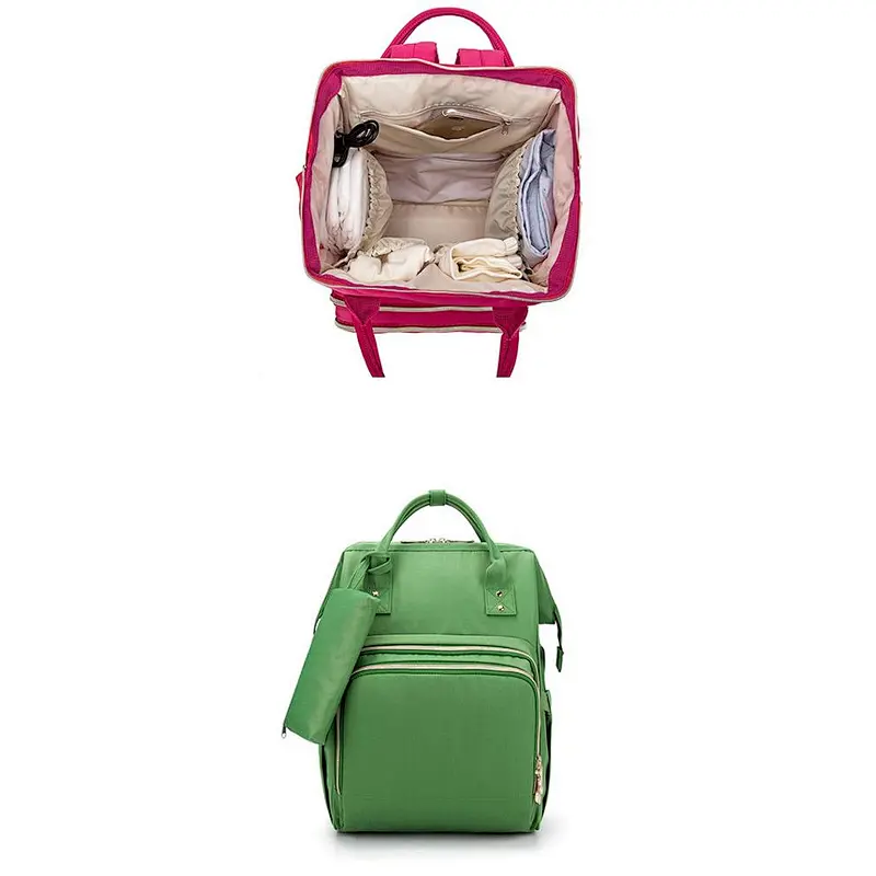 Multi-function large capacity USB port leisure mum & baby bag for travel or camping