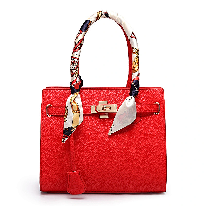 2019 PU Leather Mini Crossbody Bag Lady Handbags with Lichee Pattern
