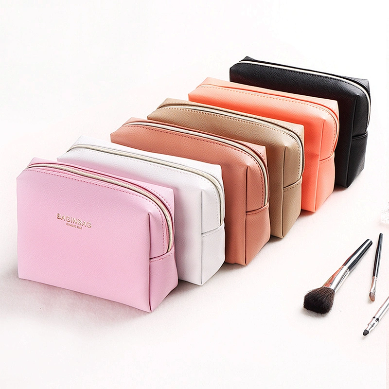 Branded promotional designer beautiful cute zipper toiletry pouch cosmetic bag