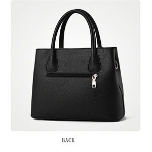 2020 Fashion simple large capacity pu ladies handbag three-piece for shopping or daily use