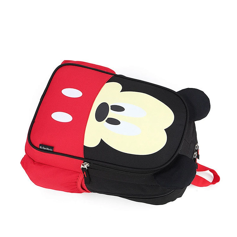 custom Cute Cartoon mickey mouse kids school bag for school