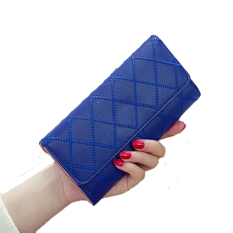 2018 NEW Promotional ladies wallet billfold anti lost wallet luxury leather wallet manufacturer