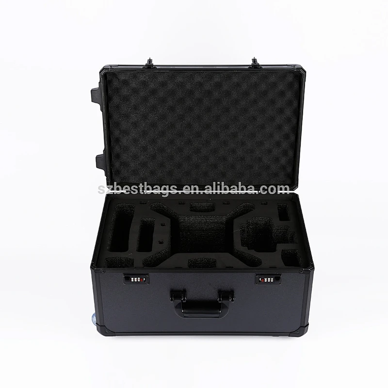Phantom 4 Trolley Case Outdoor Portable Aluminum Protective Carrying Hardshell backpack