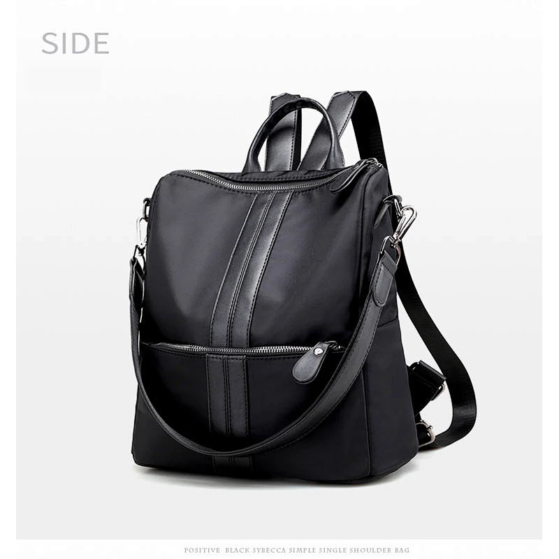 Nylon Oxford Big Bag Women Casual Shoulder Bag Waterproof Women Backpack Canvas