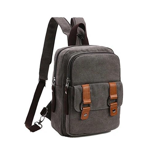 Small Cute School Daypack Vintage Casual Shoulder Bag Canvas Backpack