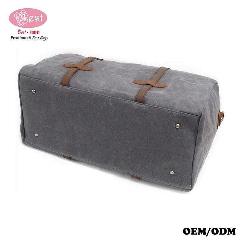 On Line Shopping HK Designer Brand Waxed Water-repellent Canvas Large Capacity Travel Bag