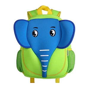 Custom children kids cute cartoon animal school backpack schoolbags book bag