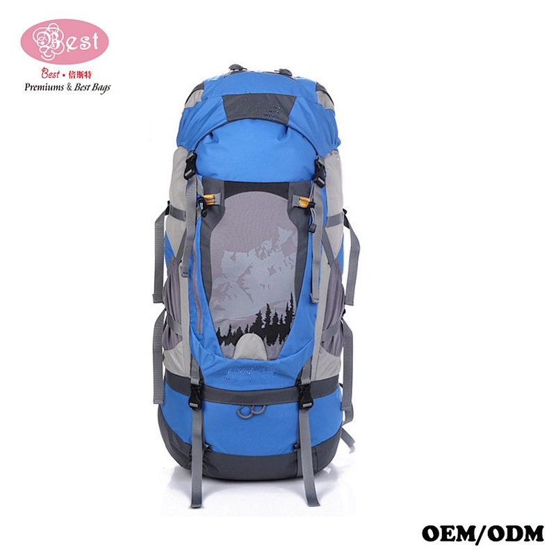 Waterproof Nylon 80L Camping Bag Unisex Sports Backpack Travel Backpack