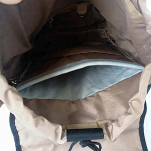 Unisex casual canvas backpack daily rucksack for girls drawstring cotton backpack