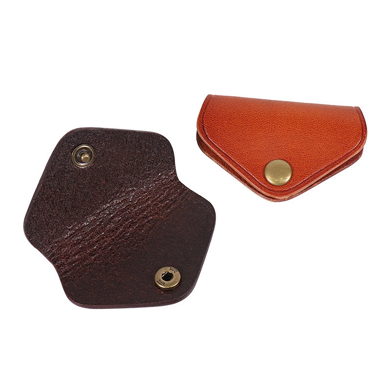 Medium Real Leather Lorenz Mens Coin Tray Wallets Purse handbag  for  Airpods Earphone