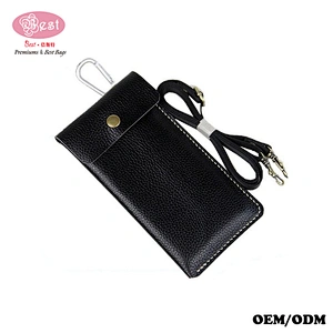 2019 New China Supplier Best Leather products Pockets Series Crossbody Bags for mobile phone Purse Wallet For Women