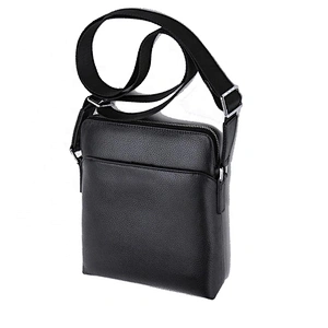 Leather canvas Fashion Men's Genuine Walking shoulder bags