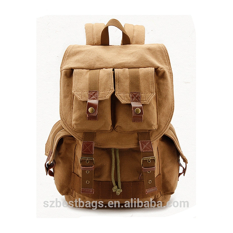 2018 Newest Design DSLR Backpack Canvas Daypack Large Capacity Camera Backpack