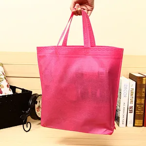 Custom made standard size non woven non-woven fabric logo shopping bags for shopping