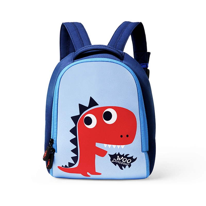 Baby kids children fancy animal print cartoon school book bag with animation
