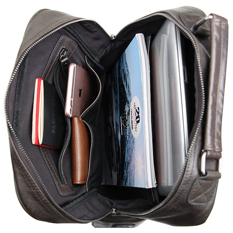Outdoor Rucksake Premium Vintage Leather Dailay Leisure Backpack Men Laptop Travel Backpack