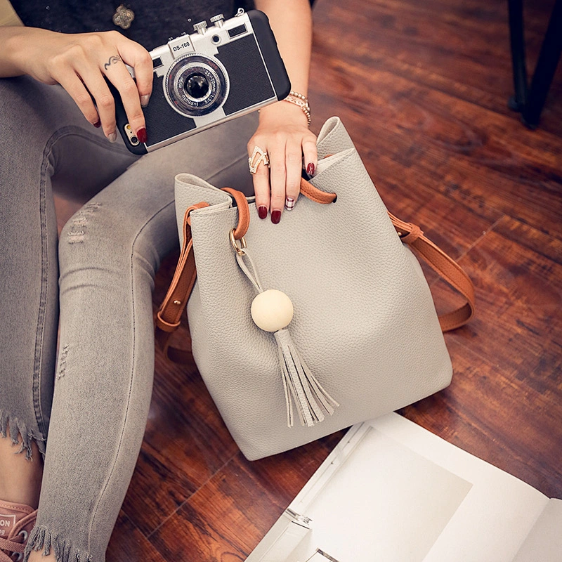 Wholesale cheap cross body ladies women's bucket hand sling bag handbags from china