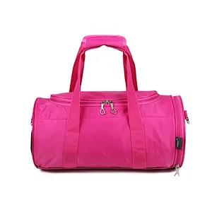 Water proof large foldable sport travel duffle duffel bag with shoe compartment