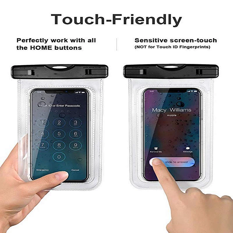 2019 Hot Amazon Beach Travel Bath Waterproof Case for phone Pouch Dry Bag Protective Pouch for Pools