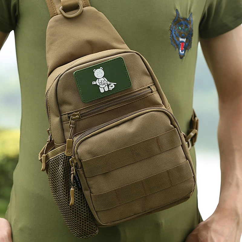 waterproof military tactical camouflage cycling musette messenger shoulder bag