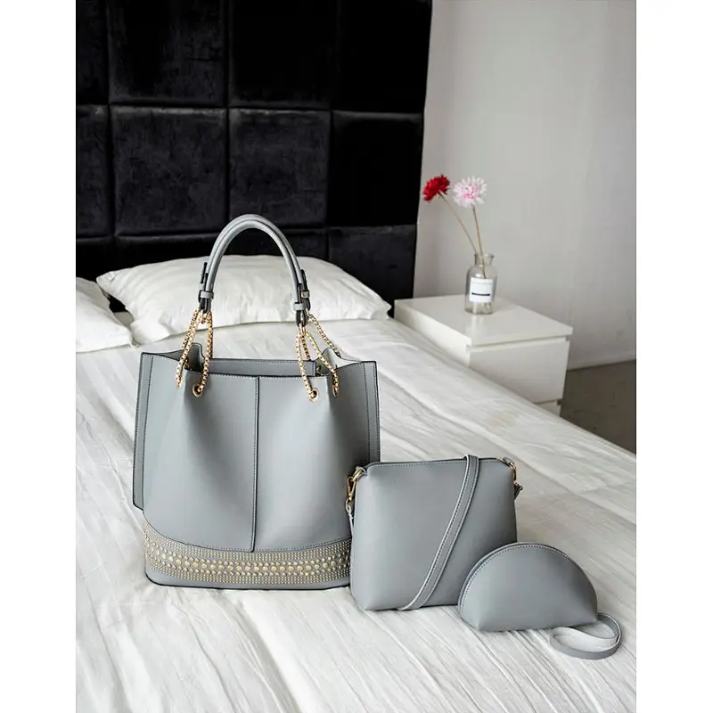 3pcs/set small leather cross body purse backpack cute Ladies Bags