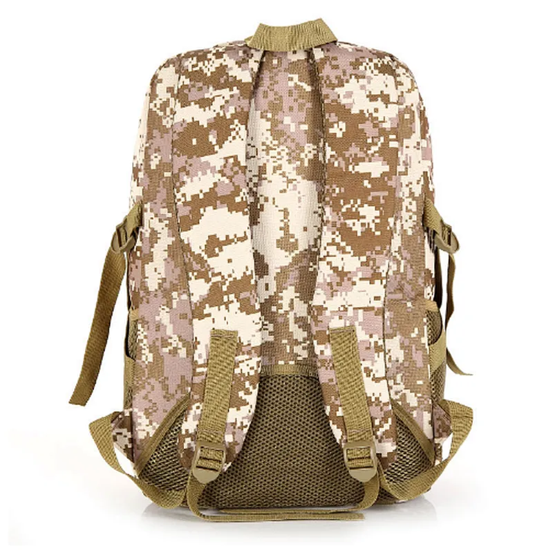 High quality outdoor 40l waterproof hiking 900d polyester nylon camouflage backpack bag
