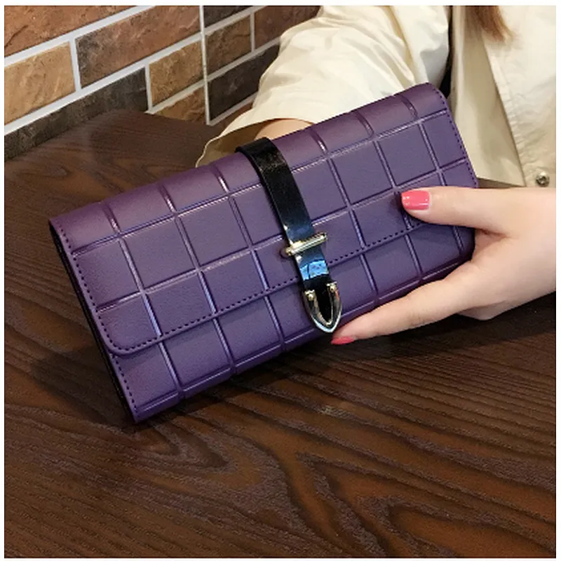 Custom latest womens ladies vintage blue plain leather evening party clutch bag purse
