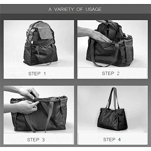 Summer New Outdoor Waterproof Folding Backpack Shoulder Bag Laptop Storage Bag